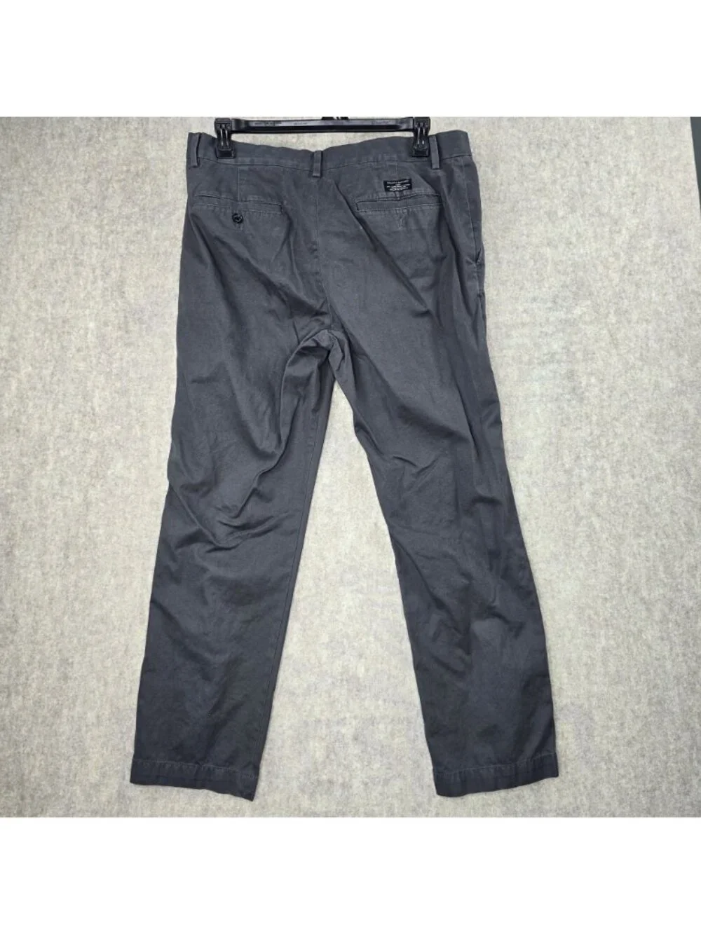 Banana Republic Mens Gray Chinos 36x32 100% Cotton Machine Washable Pants